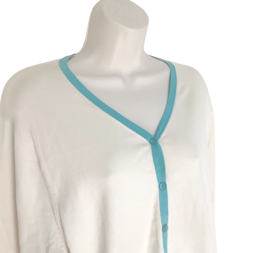 Pendleton Womens Silk Blend V Neck Cardigan Size XL - Picture 2 of 7
